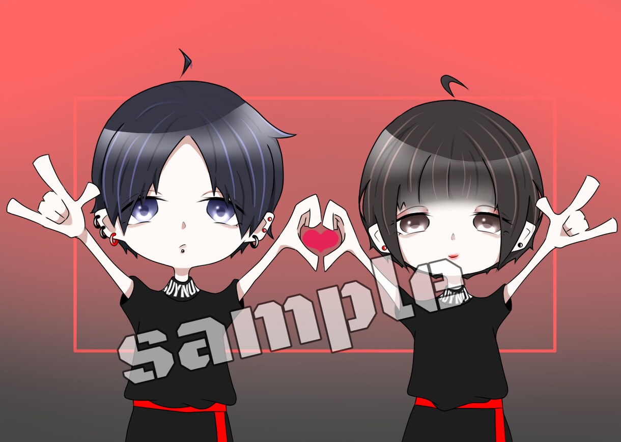 SNSで使えるイラストを描きます 他者と被らない自分だけのイラスト欲しくないですか( ¨̮ ) イメージ5