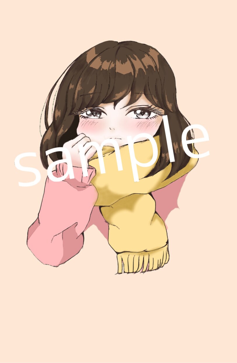 ゆめかわイラスト♡模写も写真を元にお描きします カップルペアイラスト、アイコン、ヘッダー等要望に答えます！！ イメージ2
