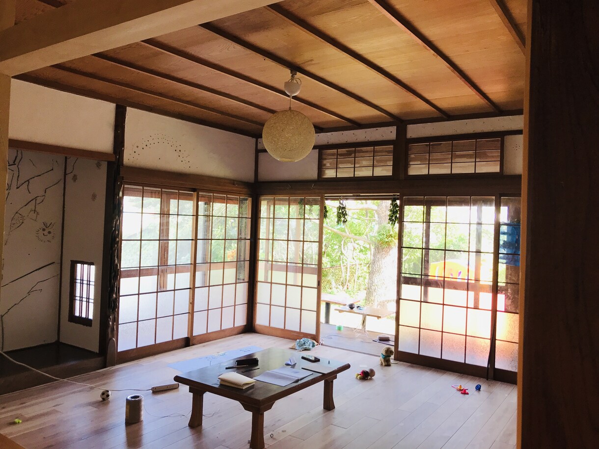 古民家に住んでみたい！相談にのります 神戸の古民家を改修中。縁側を地域に住みびらいています。 イメージ1