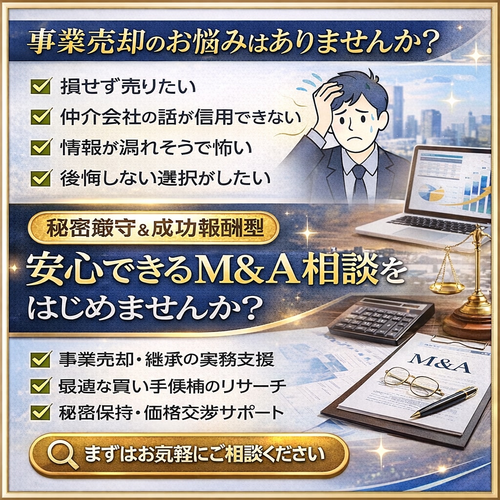 M&A相談買い手・売り手マッチング支援します 初期費用0円｜秘密厳守で安心サポート イメージ2