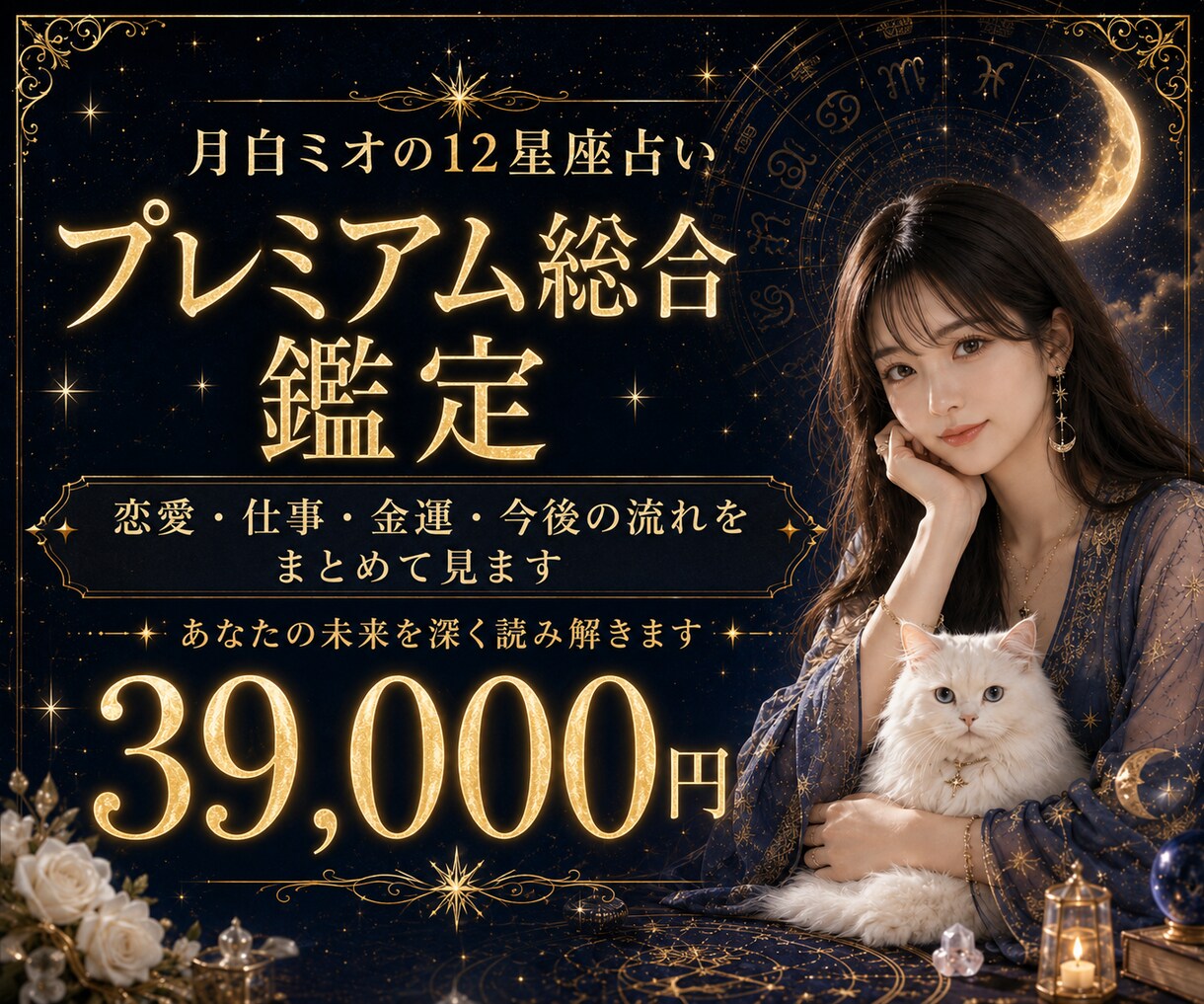 総合プレミアム鑑定をします 複数テーマをまとめて深く見たい方へ イメージ1