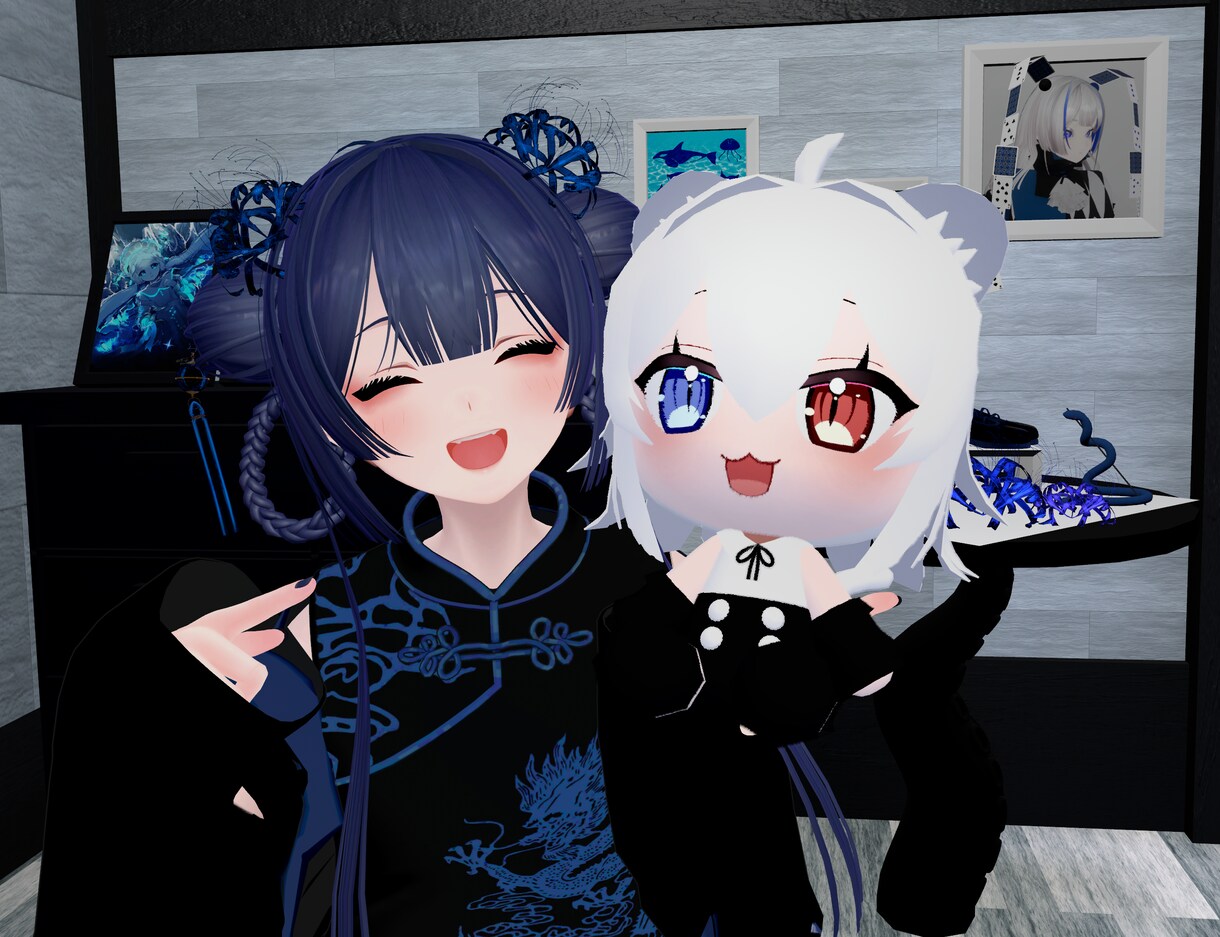 アバターの【3Dぬいぐるみ】作ります かわいいおすわりぬいといっしょに！ イメージ5