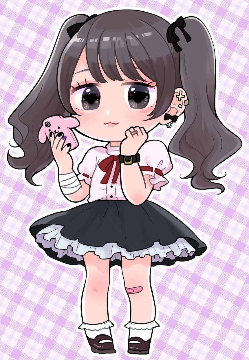 SDキャラ(ミニキャラ)描きます 可愛くキラキラしたSDキャラクター(ミニキャラ)お描きします イメージ7