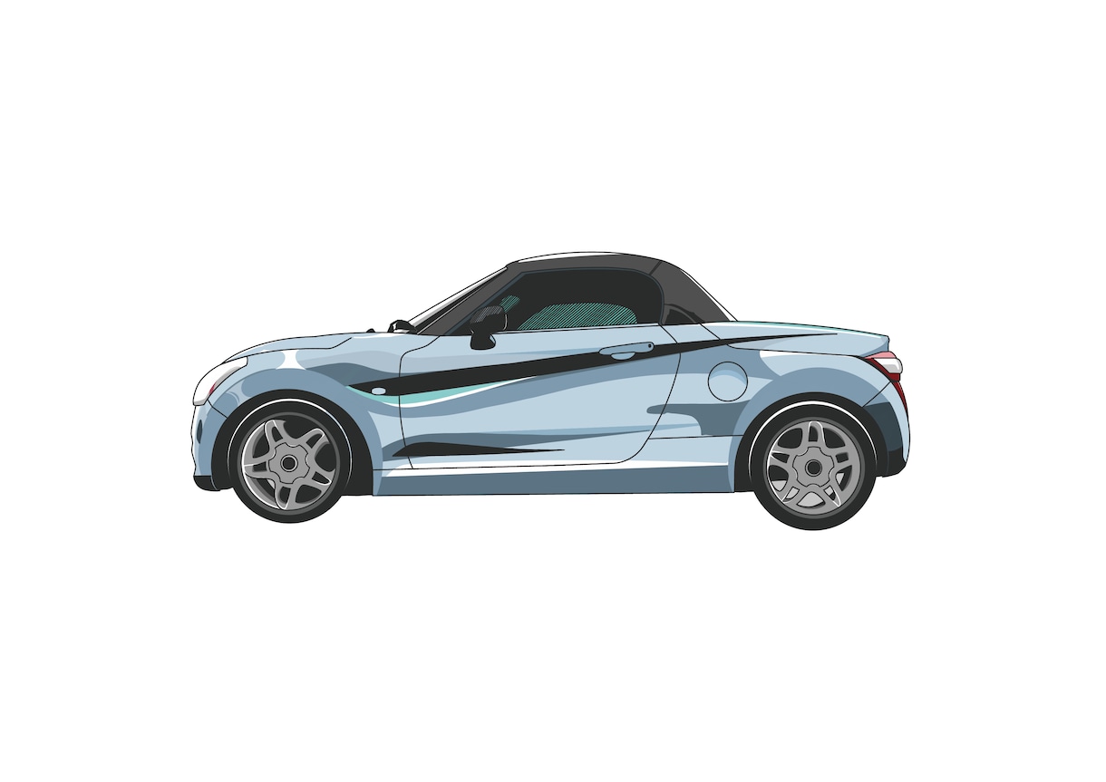 車のイラスト描きます 愛車のリアルイラストお描きします イメージ2