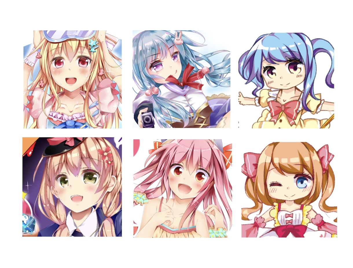 かわいい萌えイラスト♡アイコン等イラスト描きます かわいい萌えイラスト♡SNS等で利用するアイコン作成します！ イメージ2