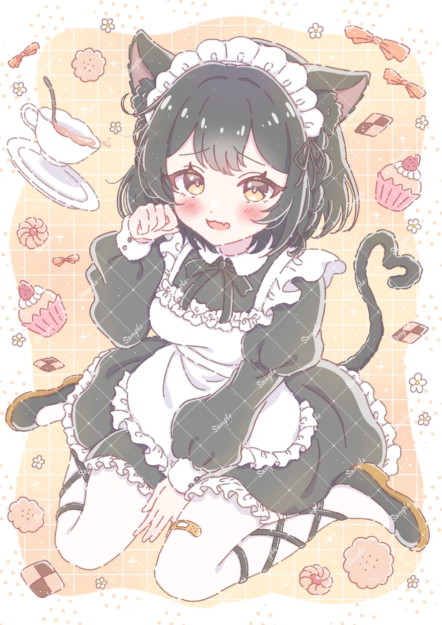 ふんわり透明感のある可愛いイラストを制作します ☆サムネ、おはV、ボカロMV、歌ってみた☆商用利用込み◎ イメージ4