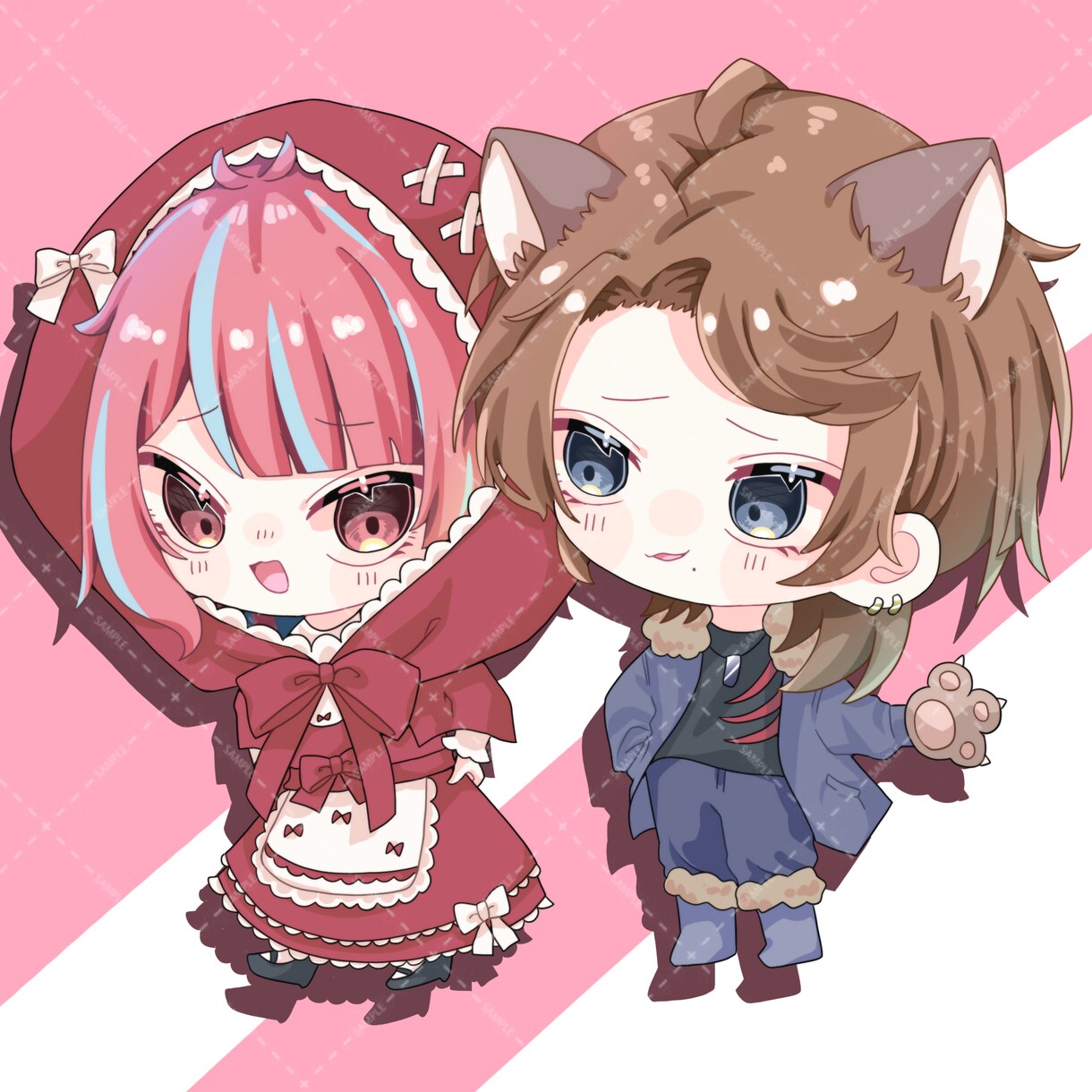 可愛いイラストを描きます 可愛さ重視！表情に自信があります！ イメージ1