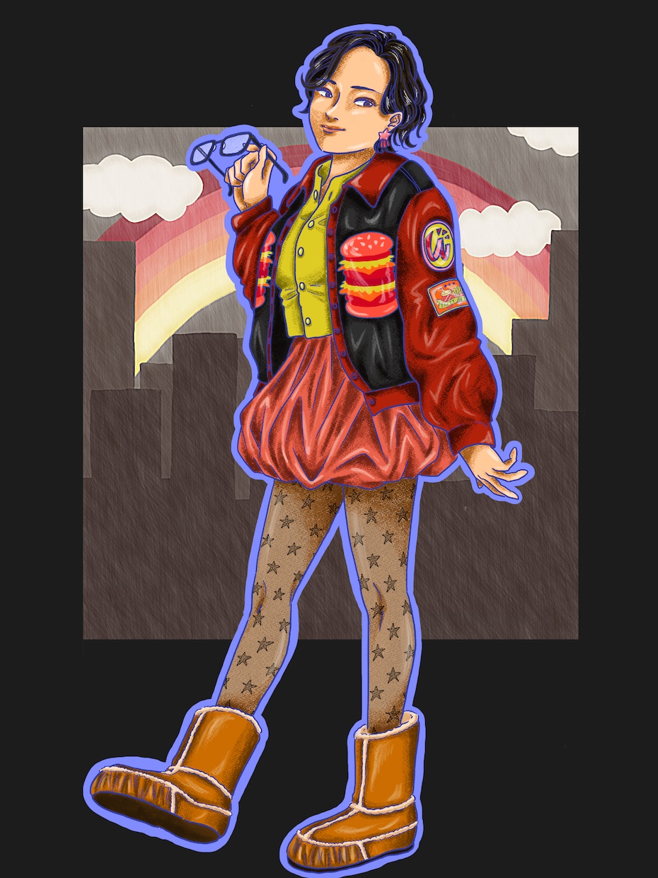 お好きなファッションの全身イラストを描きます お気に入りの服・コーディネートを、全身丸ごとお描きします！ イメージ1