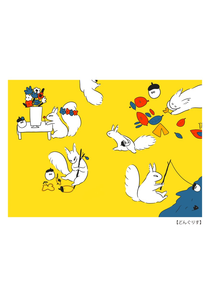 かわいい雑貨デザイン、挿絵や表紙、店の壁画をします かわいい物がすきな方々へのデザインを提供します イメージ9