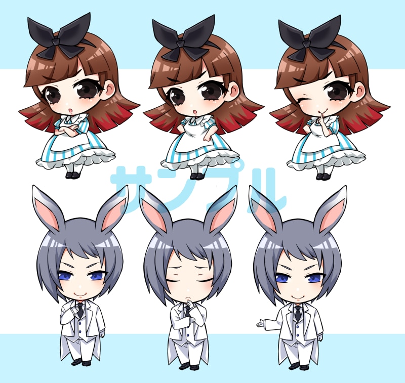 デフォルメイラスト描きます 用途色々使える！ミニキャライラスト制作します！ イメージ3