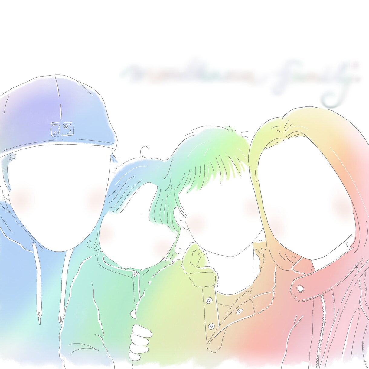 お写真をかわいい&エモいイラストにします プレゼントや結婚式、ご自宅に！写真をイラストにしてみませんか イメージ4