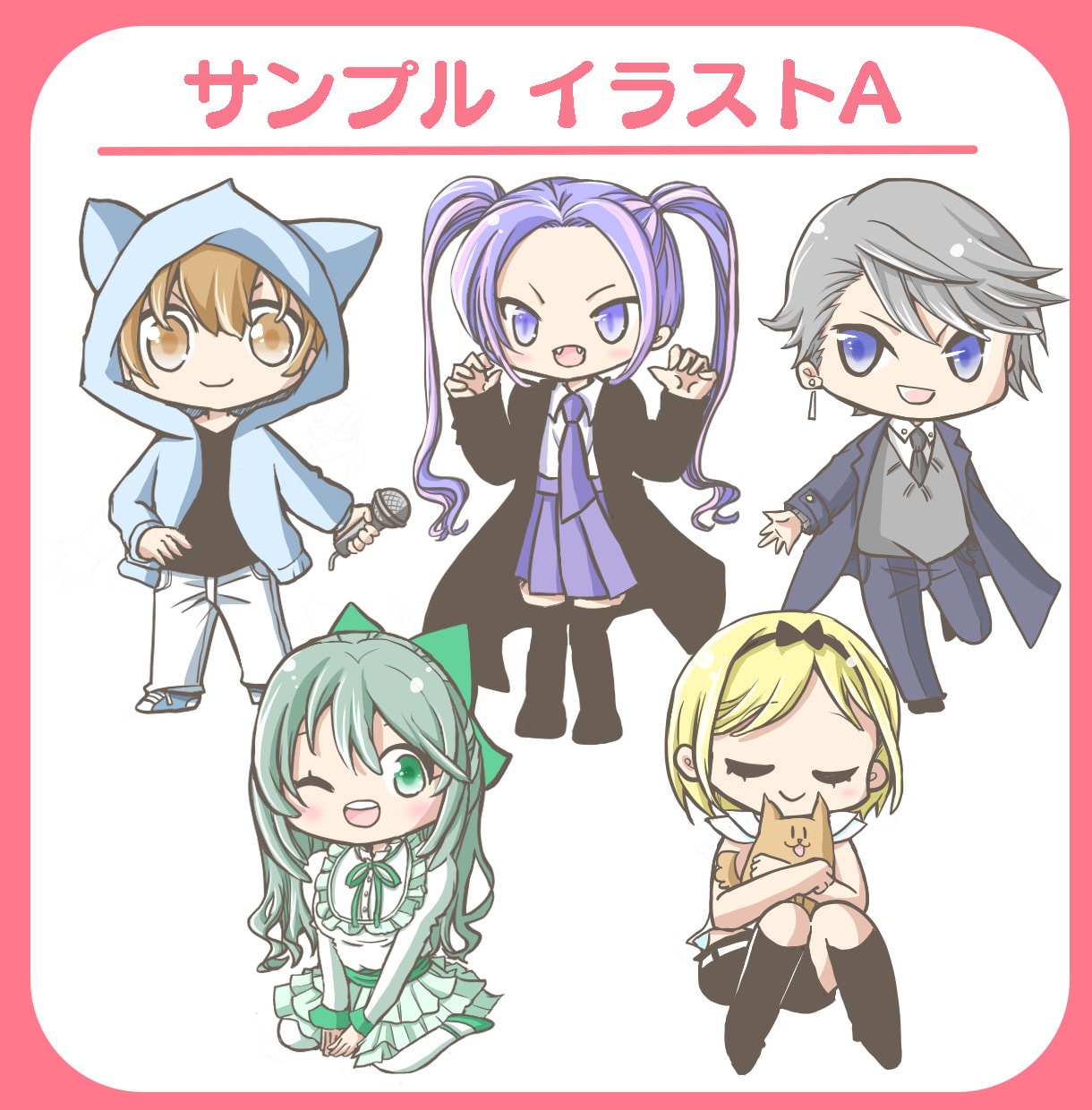 ミニキャライラスト描きます 可愛いミニキャラ作成いたします イメージ7