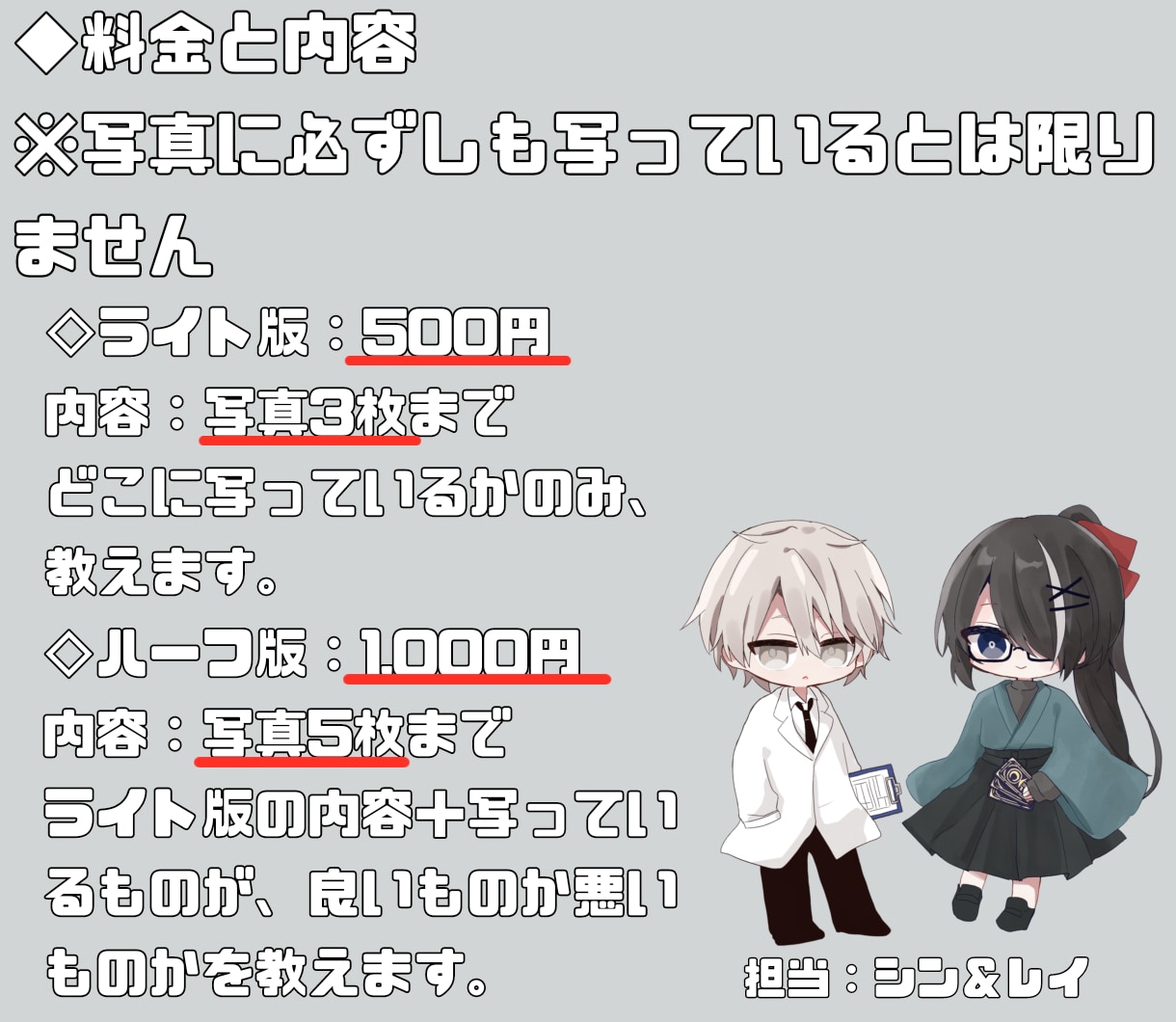 心霊写真鑑定いたします これって心霊に関するもの？嘘なく答える イメージ2
