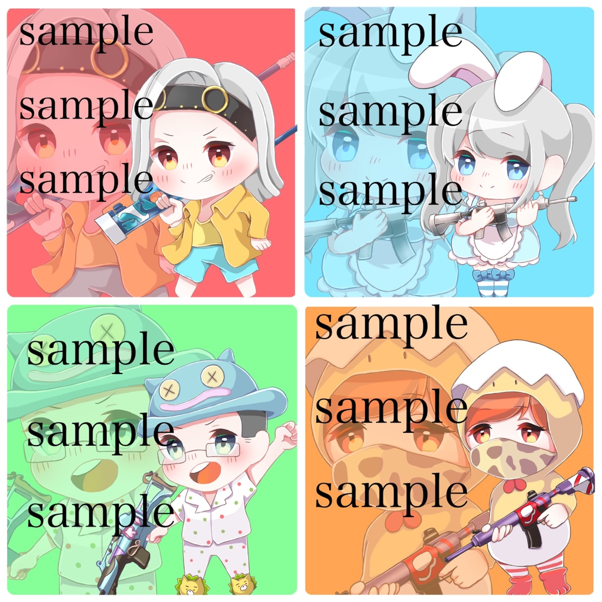 先着5名様！！SNS用アイコン、ヘッダー等描きます かわいいイラスト、きれいなイラスト描きます♪ イメージ7