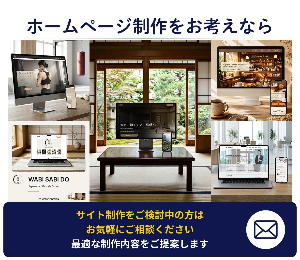 初めてでも安心｜5ページのHPを制作します ドメイン取得から公開・更新方法まで伴走します イメージ8