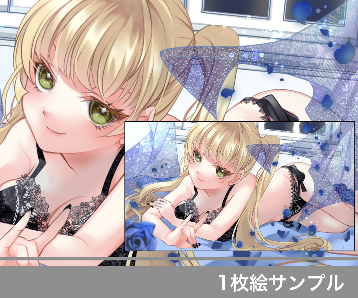 丁寧、綺麗な思い出に残る1枚絵、お撮りします 動画編集用、FA、記念イラストが人気です イメージ9