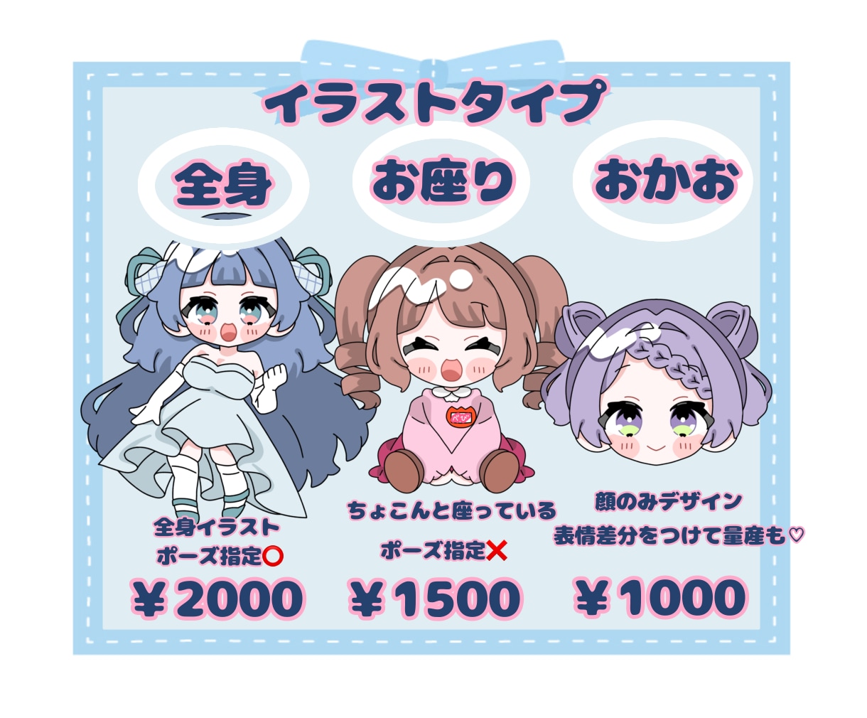可愛いポップなミニキャラ制作します 幅広く使える可愛いデフォルメキャラです♡最短納品翌日！ イメージ2