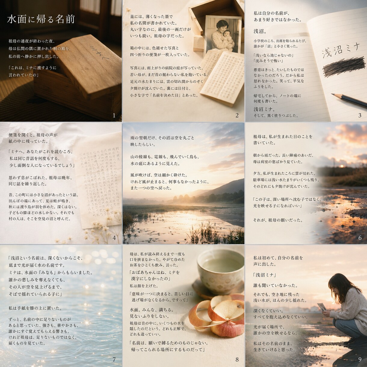 あなたの名前を、世界で一つの小説にします 大切な名前から特別な短編小説を紡ぎます。 イメージ3