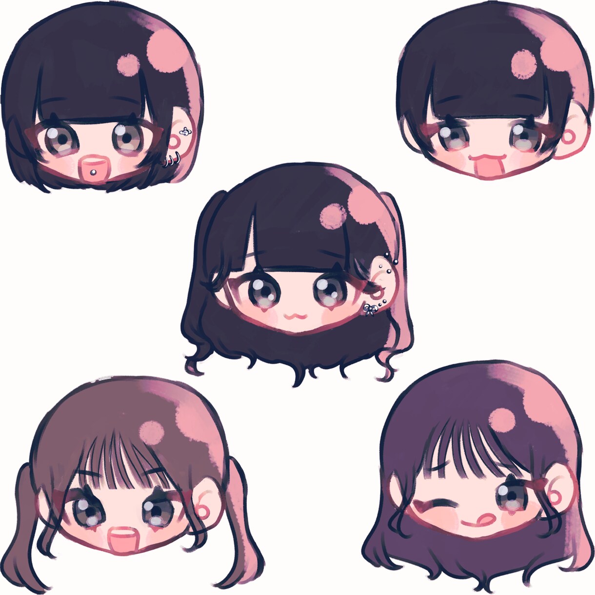 可愛いデフォルメ似顔絵描かせて頂きます デフォルメされた可愛い似顔絵イラストをアイコンにしませんか? イメージ1