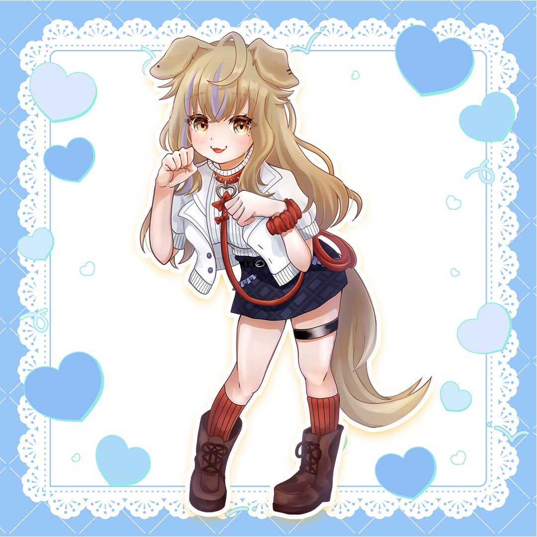 Vtuber・配信者・IRIAM立ち絵制作します カラフルPOPな絵柄ででサムネ映えする！目を引く立ち絵制作 イメージ8