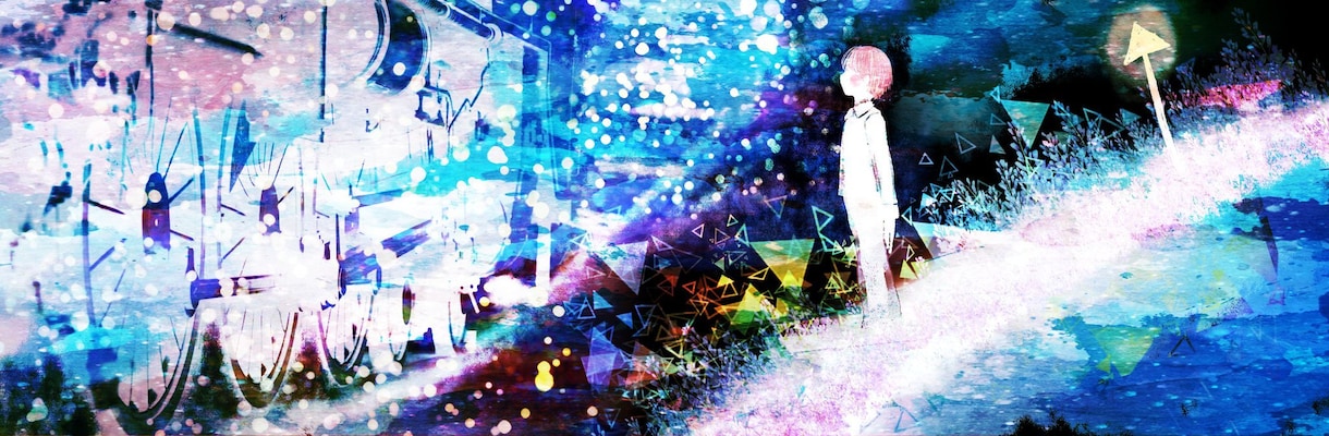 幻想的なイラスト作成します 黒い夜空にキラキラ色彩。思わず見惚れる絵を描きます。 イメージ8