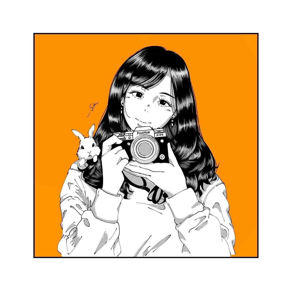 描き込み版 : 似顔絵を作成します シンプルで且つ、魅力的な似顔絵を。 イメージ5