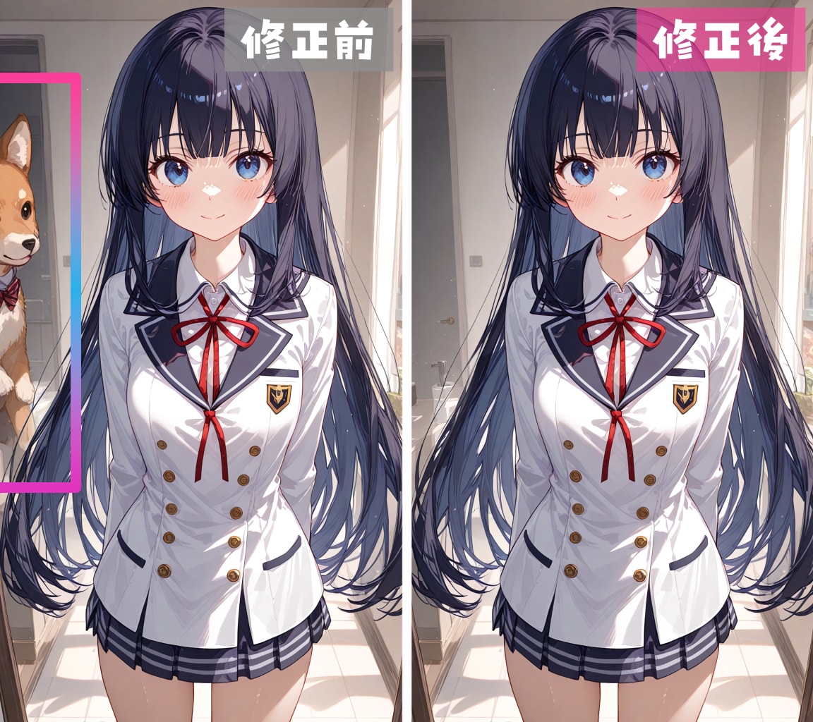 生成AIイラストのレタッチ・加筆修正します AIイラストの目や手の修正でブラッシュアップ！ イメージ8