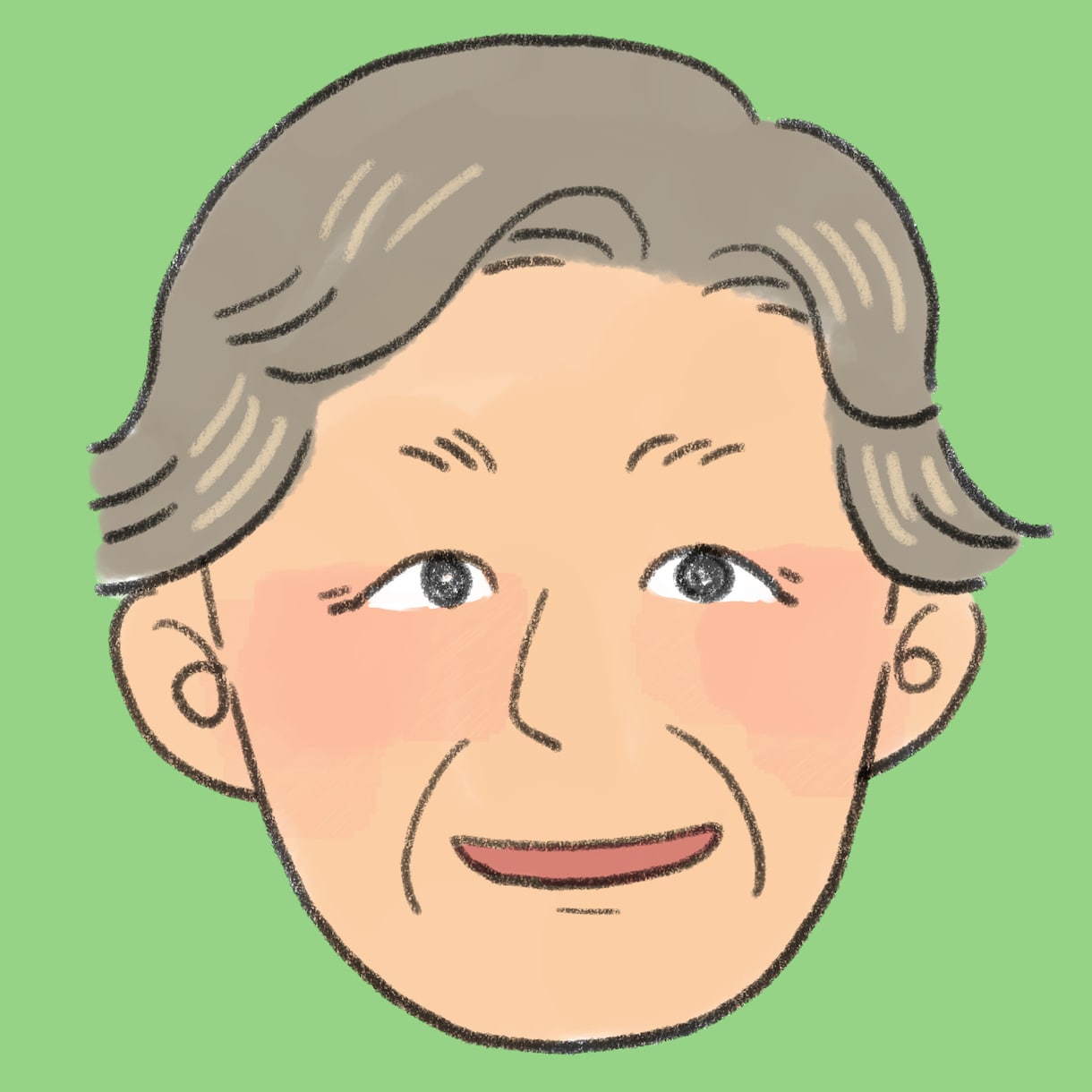 やさしいタッチの似顔絵アイコンを制作します 温かみのある線と色で、 安心感を与える似顔絵をお描きします。 イメージ2