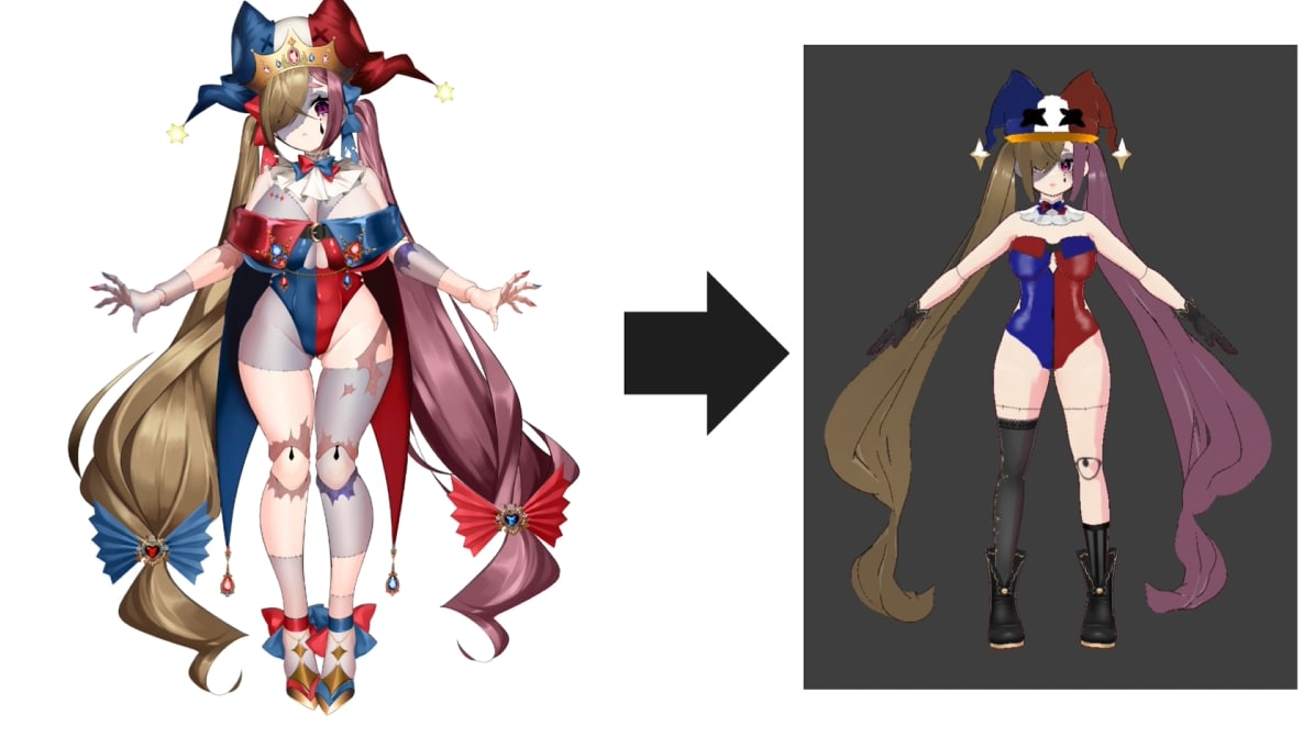 格安！Vroidで３Dアバターを制作します 商用可能！VRC用にも！オリジナルのキャラクターを３Dに。 イメージ3