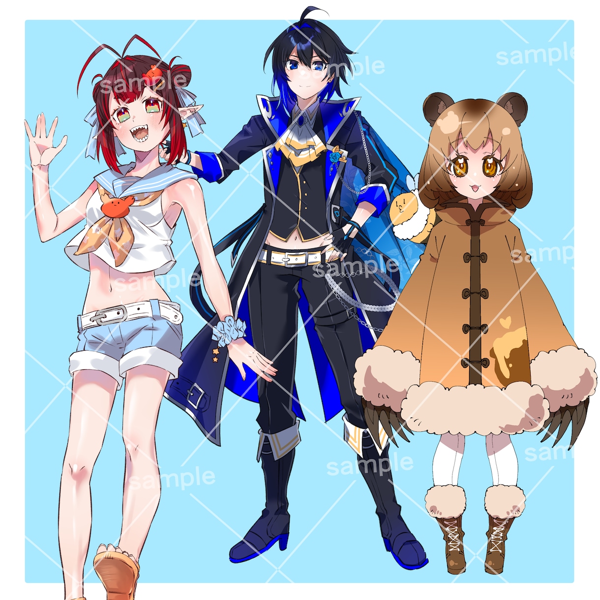 IRIAMライバーさん描きます IRIAMで配信してみたい方にお安く承ります！ イメージ2