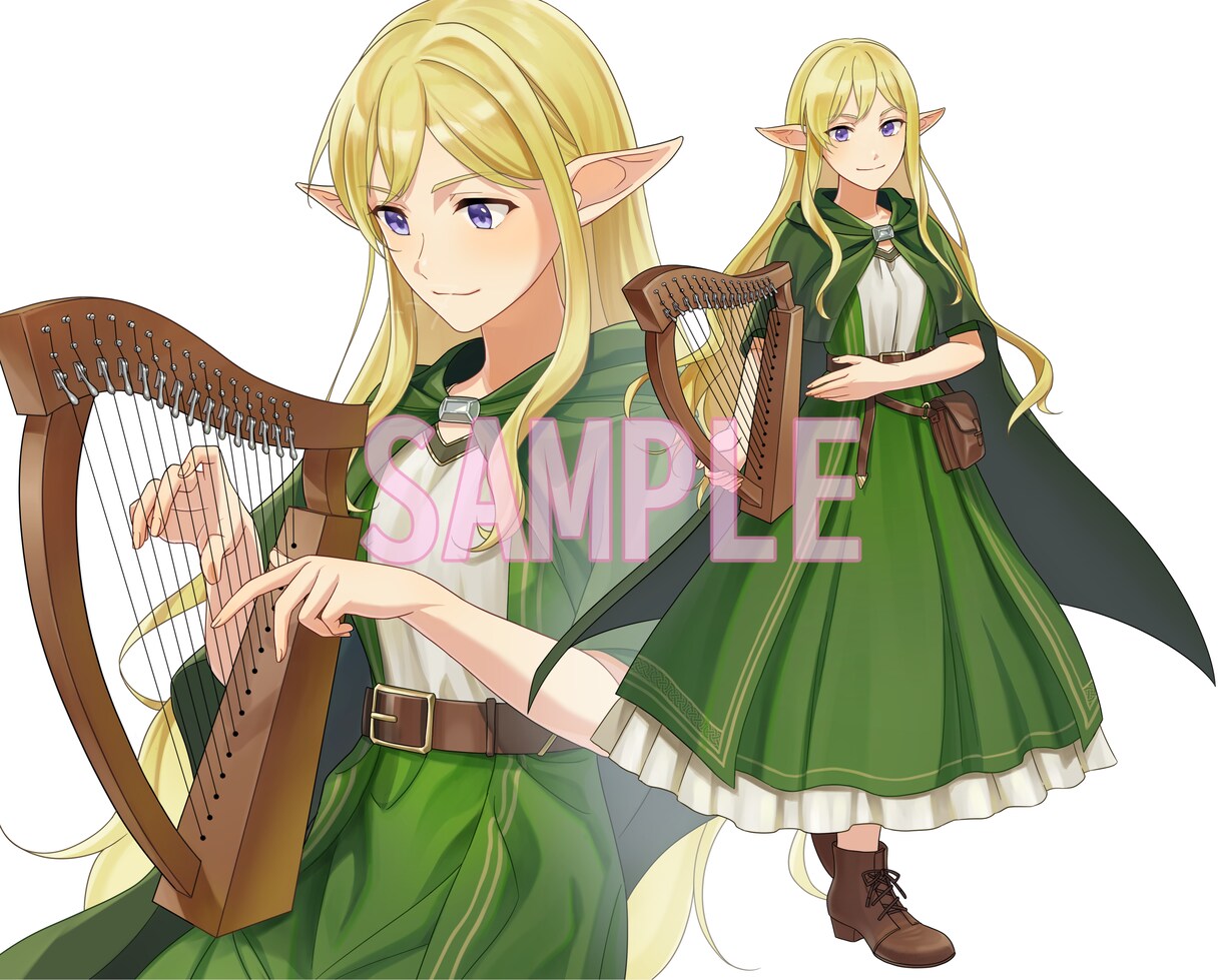 立ち絵・サムネ・一枚絵◎ イラストお描きします 高頭身〜ミニ、幅広く対応可能◎ お気軽にご相談ください♪ イメージ6