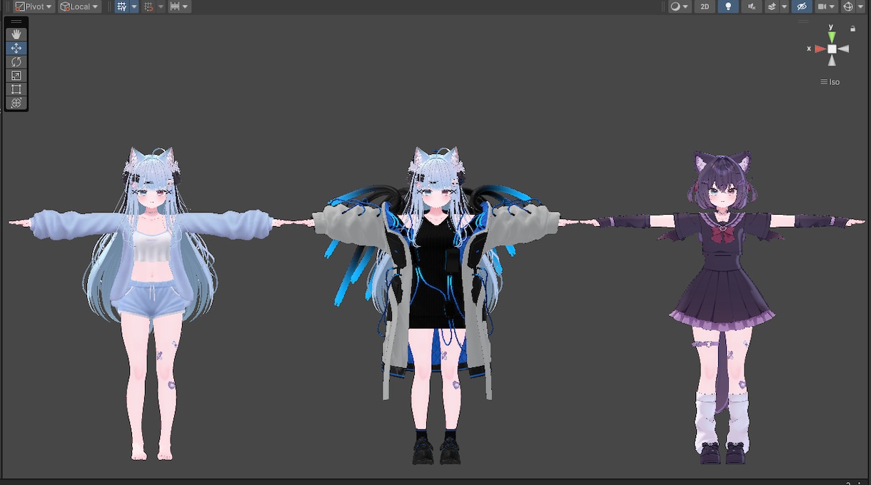 VRChatのアバター改変の代行をいたします Unityがわからない！そんな方でも安心！ イメージ1