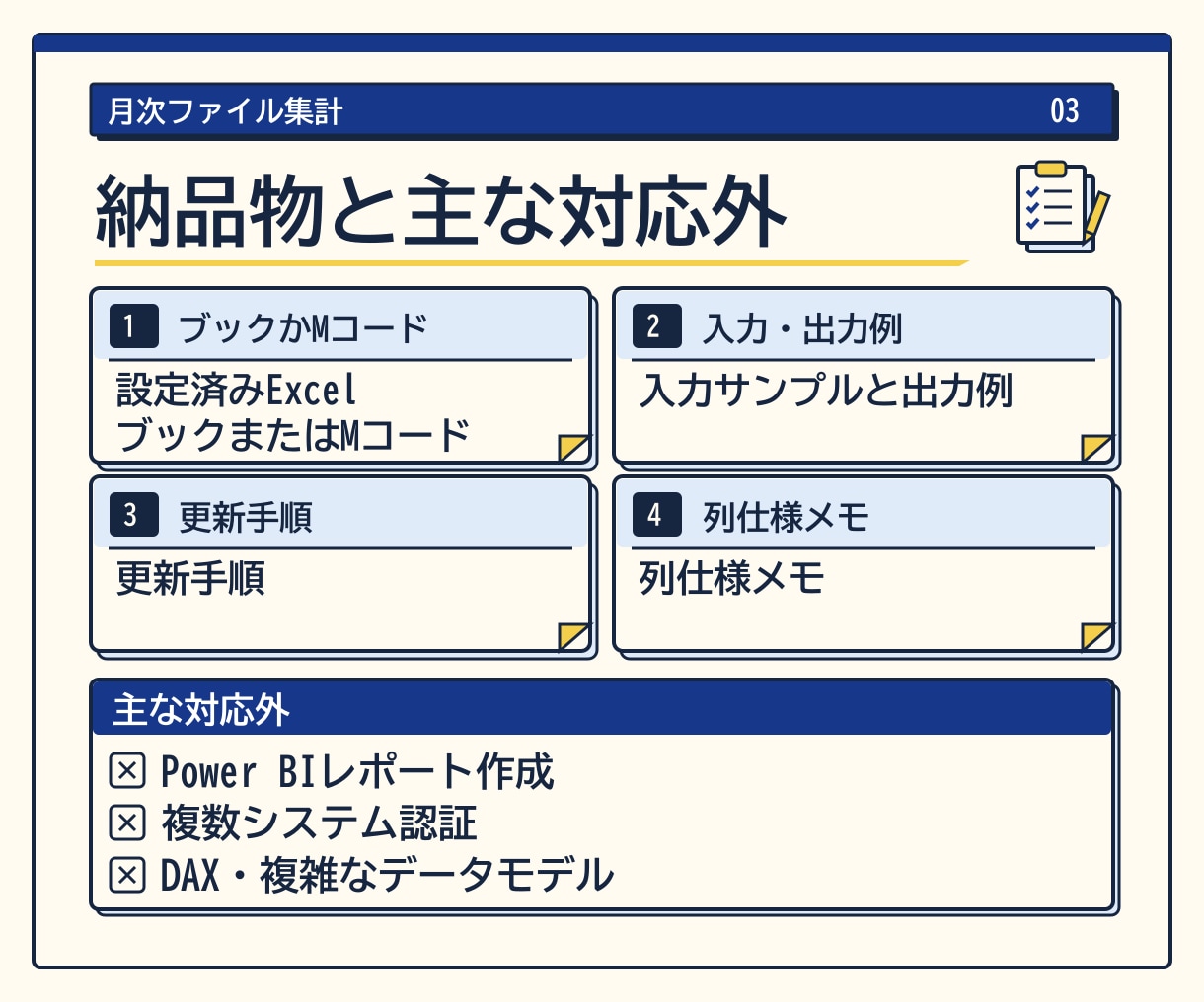 Power Queryの月次集計を自動化します 同じ形式の月次ファイルを更新操作だけで統合 イメージ3