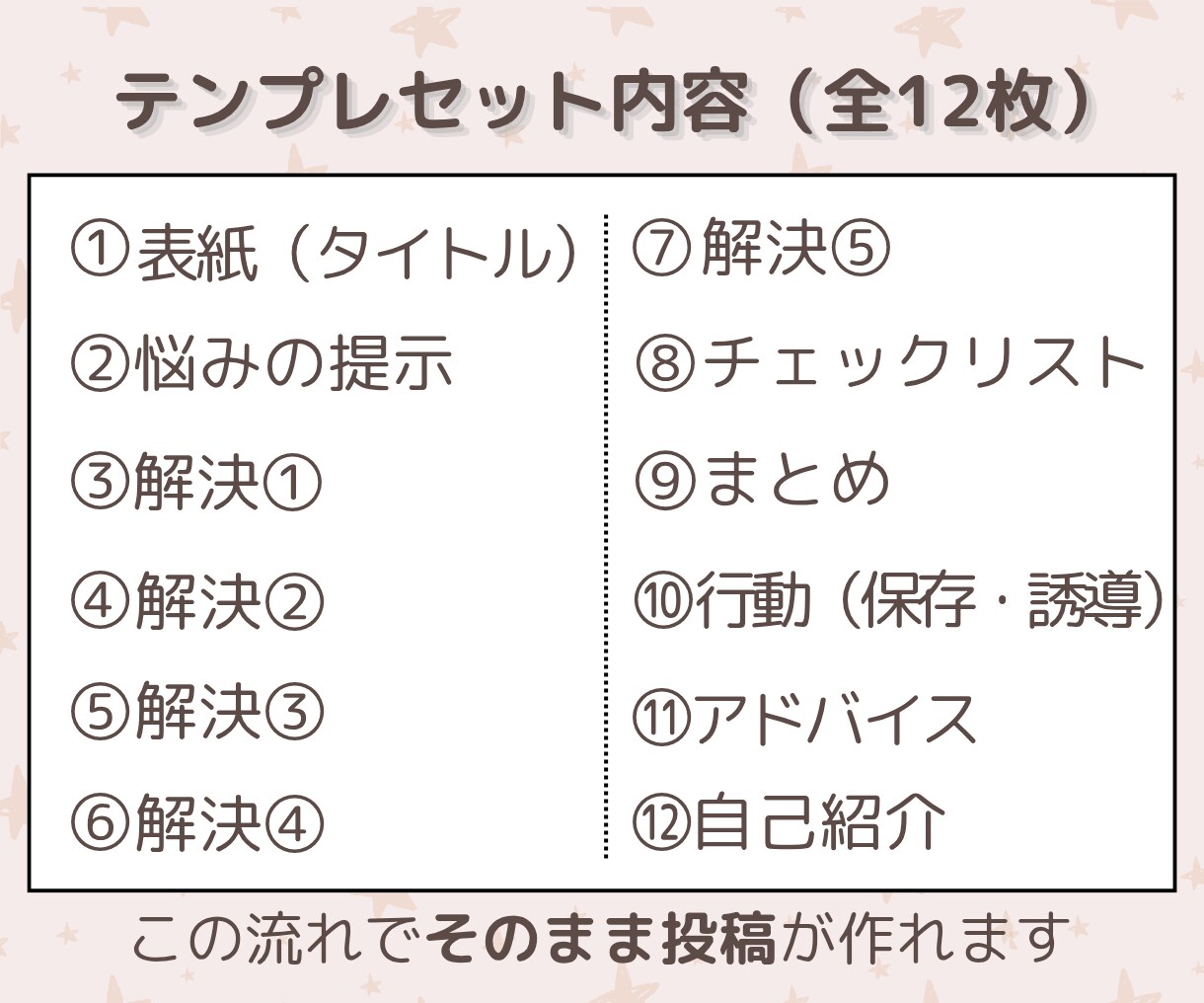 文字入れで完成！時短インスタ投稿テンプレ届けます 台本付きで迷わず書ける！サロンや個人事業主様向けの豪華セット イメージ4