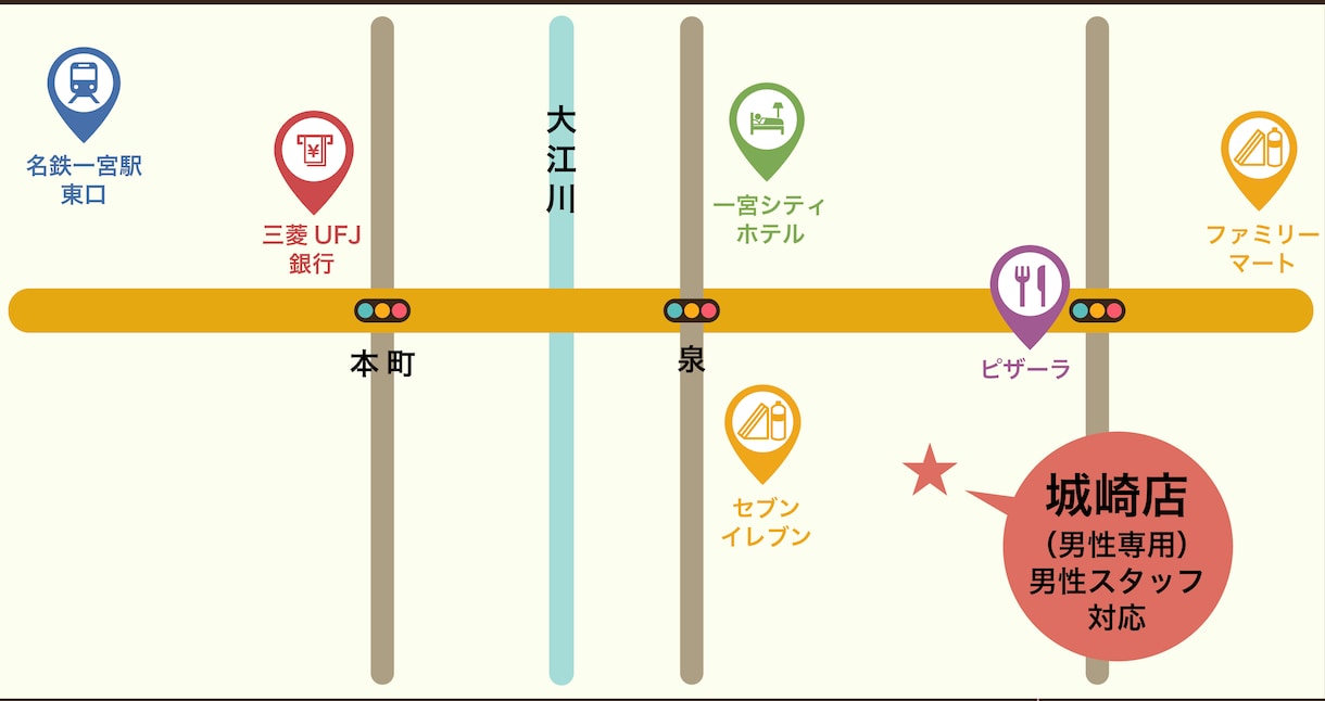 簡易MAPを制作します ★分かりやすい簡易MAPを制作★ イメージ3