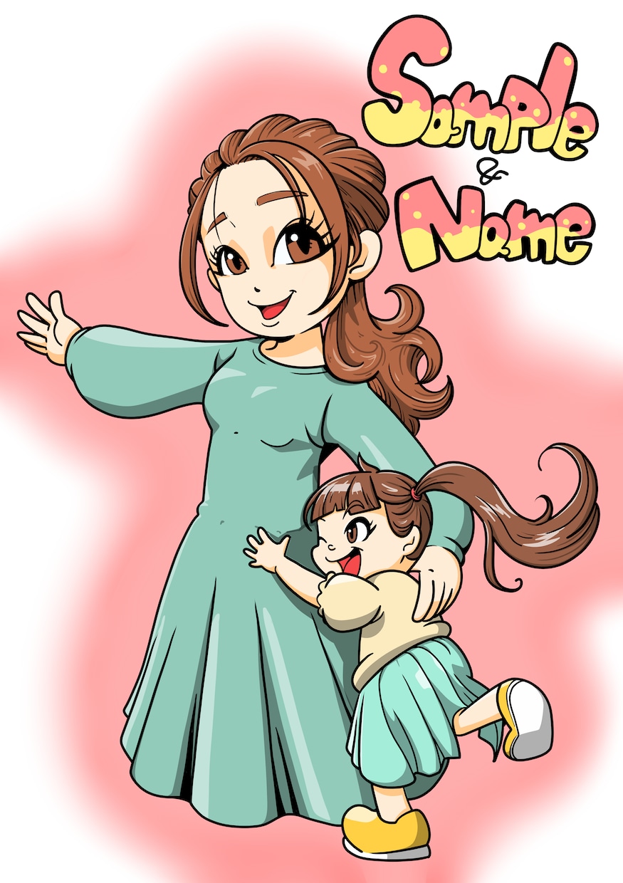 かわいい似顔絵、お描きます 見て楽しい、もらってうれしい、似顔絵をご提供いたします イメージ3