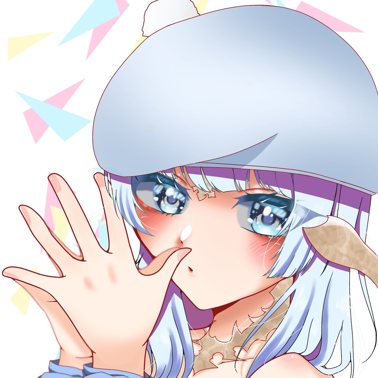 SNSアイコン・1枚絵イラスト描きます かわいい女の子を描くのが得意です！ イメージ1