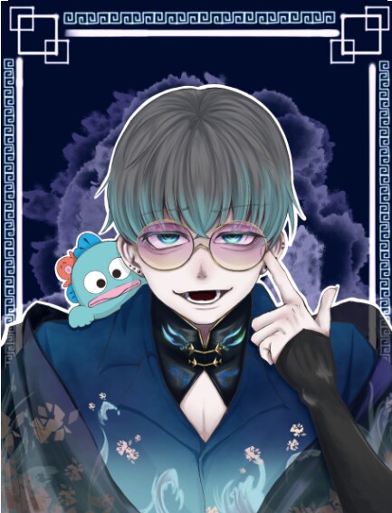 SNS・歌ってみたサムネ・配信用イラスト描きます キャラデザインも１からお手伝いいたします。 イメージ2