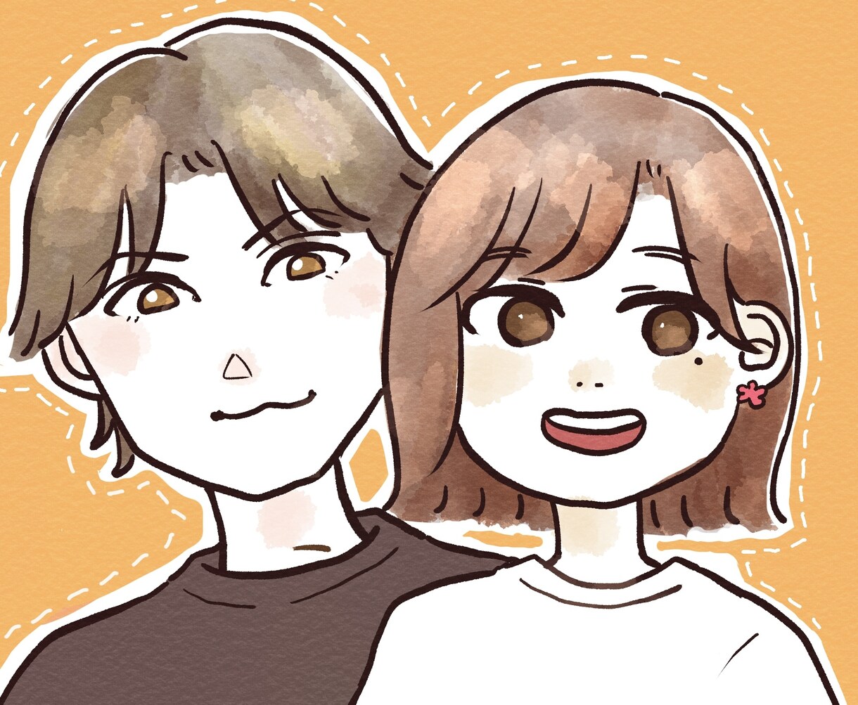 ゆるめなイラスト・似顔絵お描きします SNSのアイコンやウェディングイベントなどにご利用ください！ イメージ5