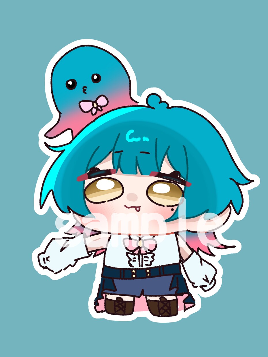 即日も可能！！ミニキャラ描きます ふわふわとした可愛いキャラクター好きの方におすすめです！ イメージ7
