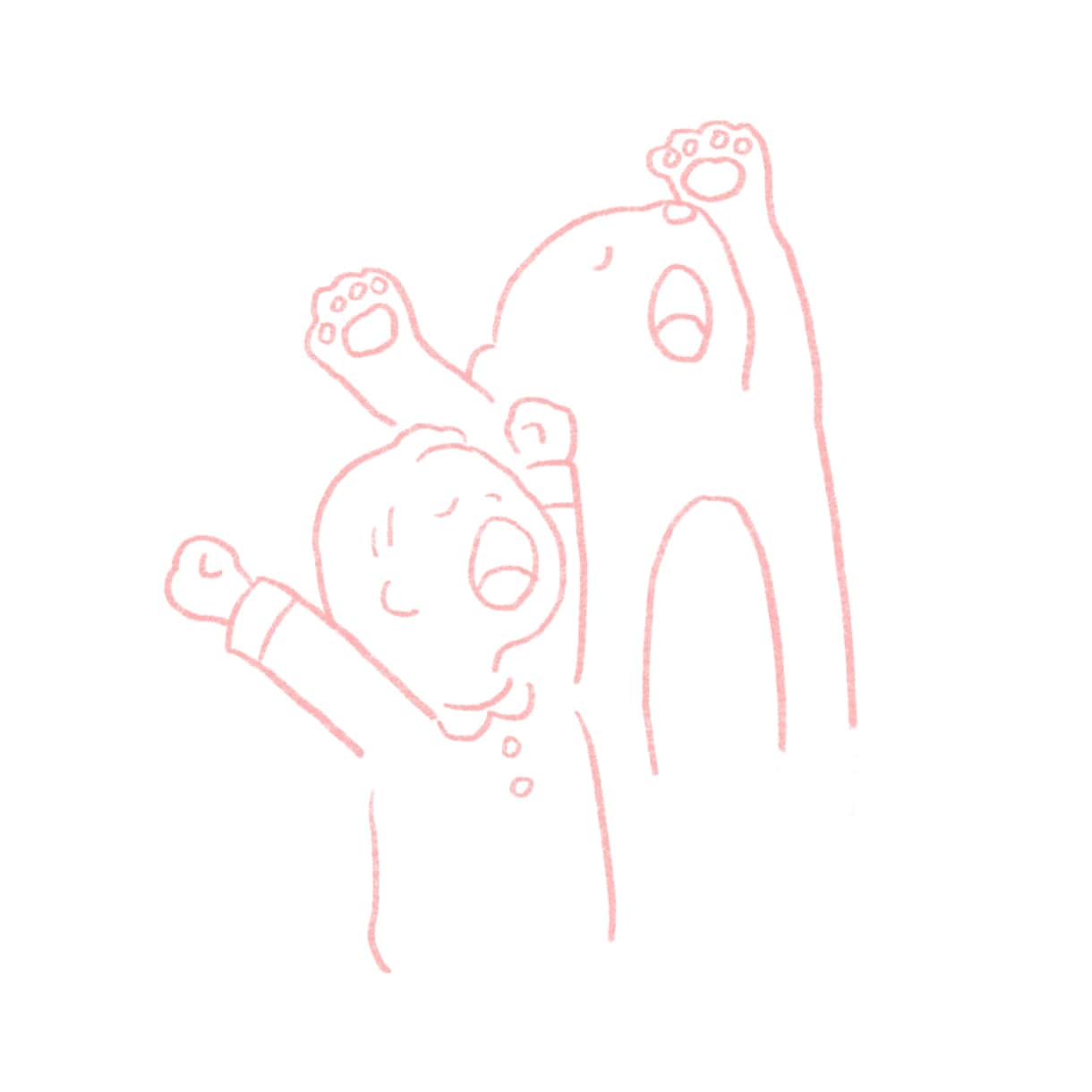 動物イラスト描きます 少しゆるくてシンプルな動物たちです！ イメージ2