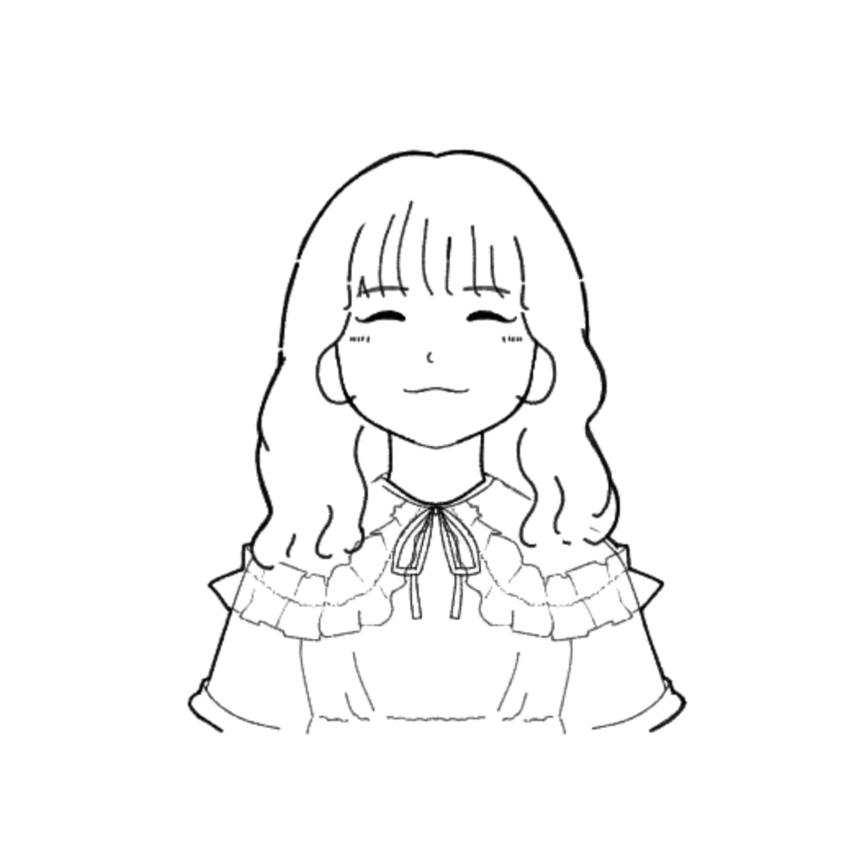 モノクロアイコン描きます リアル寄り、デフォルメ寄り好みの絵柄で描きます イメージ2