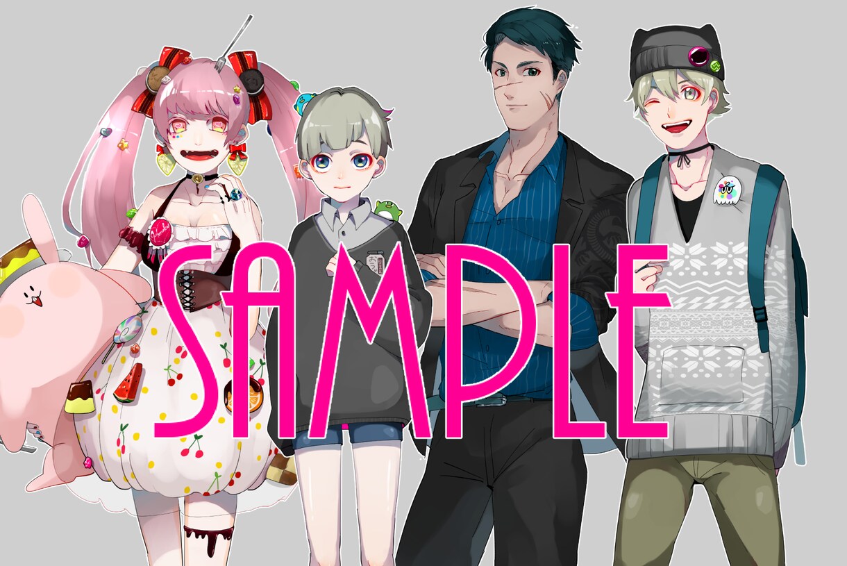 TRPGなどに使える立ち絵描きます キャラクターに愛着を持ちたい方向け イメージ1