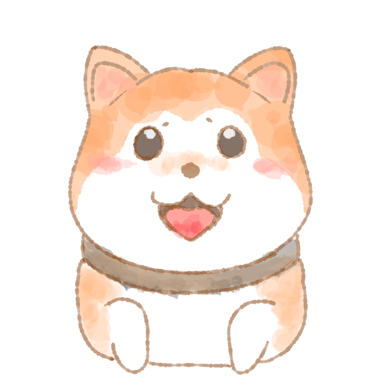 ゆるふわ癒されるイラスト描きます ゆるふわ可愛いアイコン動物イラスト イメージ1