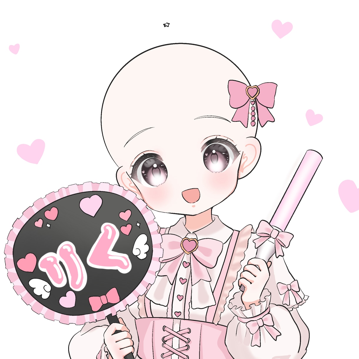 セミオーダー！推し活に使えるイラスト描きます セミオーダーだから安く可愛いイラストが手に入ります！ イメージ1