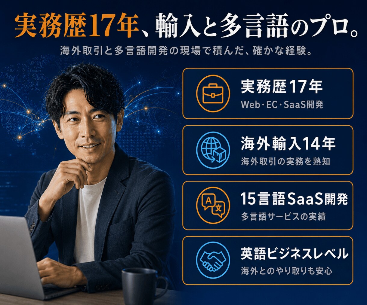 海外向けネットショップ構築します 15言語・多通貨に対応。世界に売れるお店を。 イメージ7