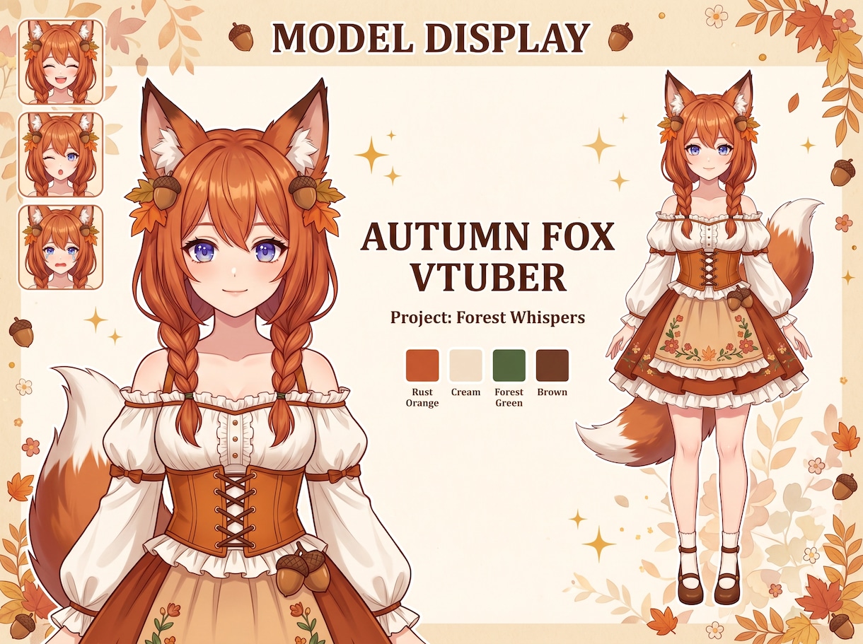 後発Vtuber制作と配信活動に必要な素材作ります 配信画面/背景/ネームロゴ/離席中/待機中/OP/EDセット イメージ6