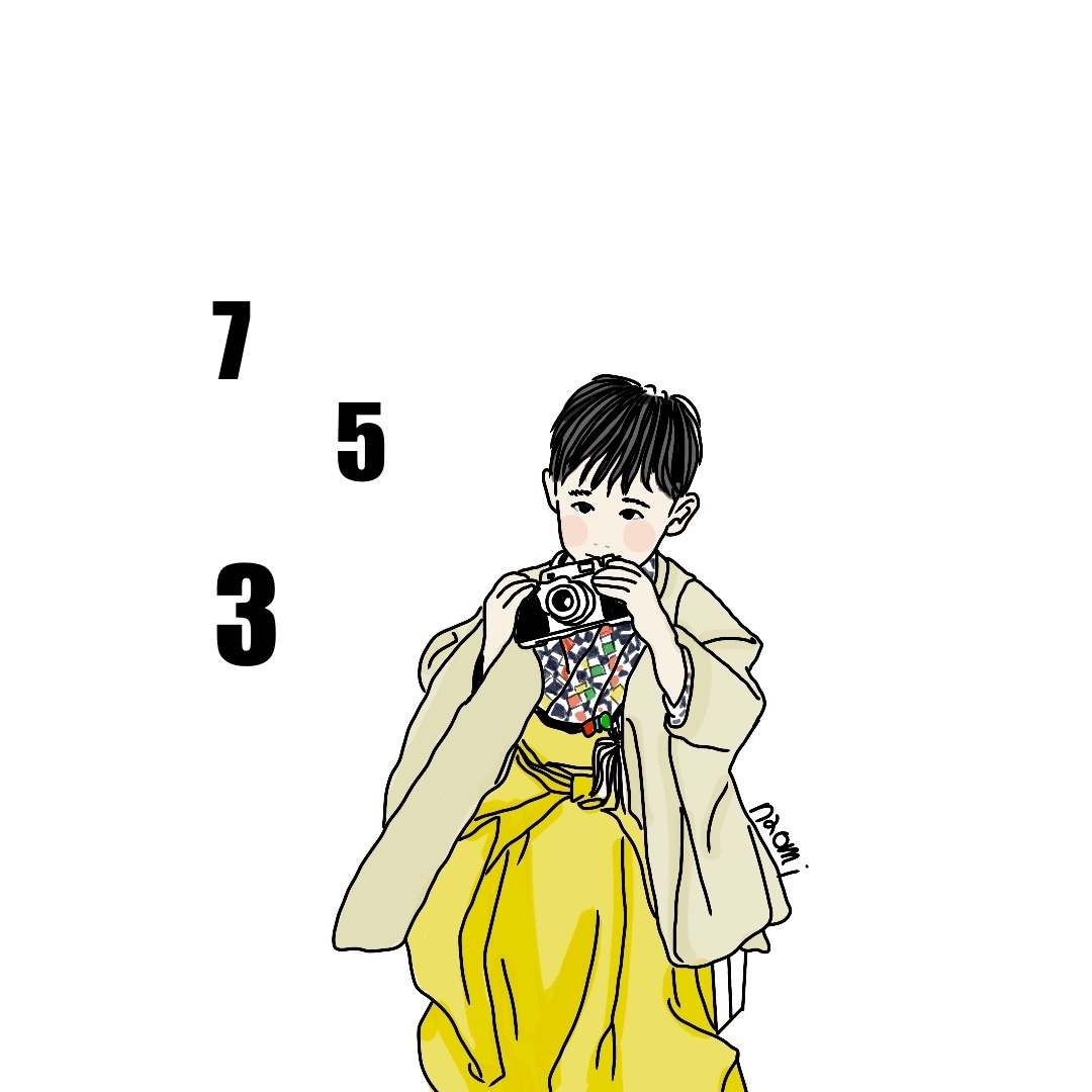 思い出写真をおしゃれな似顔絵イラストにします 表情 服装変更OK こどもの成長記録 記念日のお祝いなど◎ イメージ5