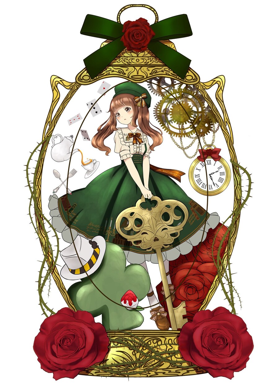 一枚絵イラスト描きます オリジナルキャラクターや似顔絵など イメージ2
