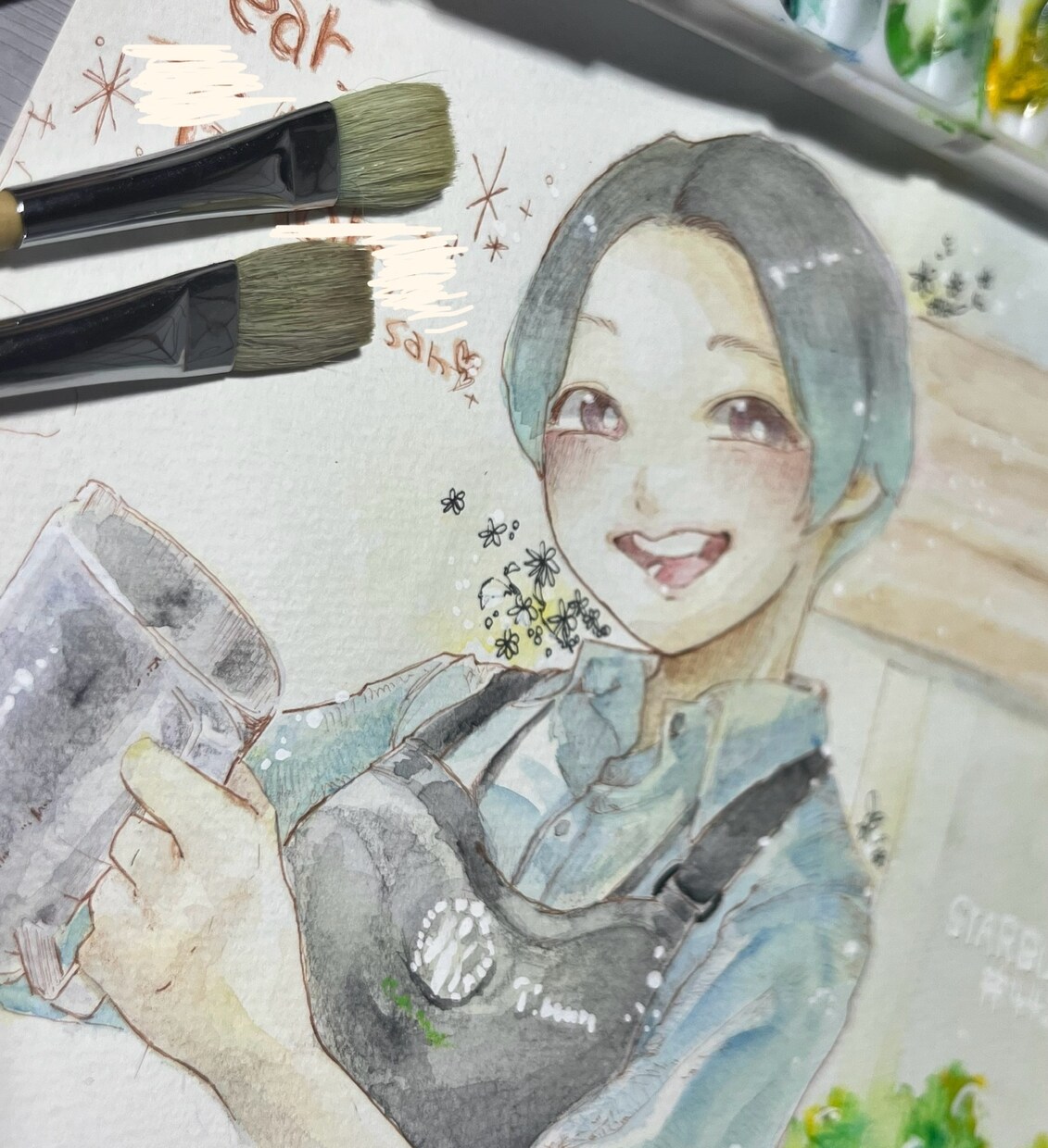結婚式やプレゼントに使えるイラスト描きます リアルはあんまり…漫画チックな似顔絵が好きな方！ イメージ7